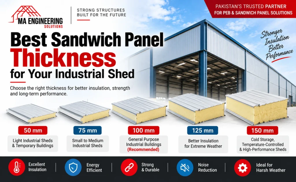 Sandwich Panel Thickness for Your Industrial Shed